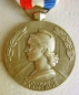 Medal of Honour of the Railways, 3nd version, silvered bronze, attributed in 1958