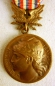 Ehrenmedaille für Post Service, Type-1 in Bronze