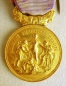French Medal of the National Academy Dedication, Gild, ribbon is original.