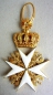 Johanniter-Orden. Kreuz der Rechtsritter ab 1852 Gold