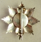 Order of the White Falcon. Breast Star Grosskreutz Gold