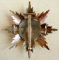 Order of the White Falcon. Breast Star Grosskreutz Gold