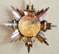 Order of the White Falcon. Breast Star Grosskreutz Gold