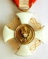 Der Orden der Krone von Italie Offizierkreuz Gold
