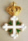 Der Orden der Hl. Mauritius und Lazarus Kommandeurkreuz 1 Klasse Gold