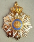 The Order  of Vila Viosa Grand Cross Star. Gold