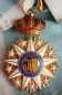 The Order  of Vila Viosa Grand Cross Star. Gold