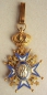 Der St.-Sava-Orden Großkreuz, 2 Modell, 2 Typ, im grüne Mantel