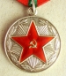 Die Medaille Fr einwandfreien Dienst 20 Jahre MVD (Typ.-1, Var-1)
