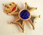 The Order of the Netherlands Lion - Breast Star of the Grand officer Cross for 1866