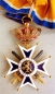 Orden von Oranien-Nassau. Grooffizierkreuz mit Schwertern in GOLD