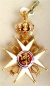 Kniglich Norwegischer Sankt Olaf-Orden Kommandeurkreuz  II Modell (1905-1937) Gold