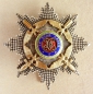 Der Orden Stern von Rumnien Bruststern zum Grooffizierkreuz Militr mit Schwertern, IIb Modell