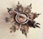 Der Orden Stern von Rum�nien Bruststern zum Gro�offizierkreuz Milit�r mit Schwertern, IIb Modell