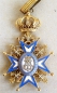 The Order of St. Sava Grand Cross, 1 model, 1 type, the Holy One in rose coat