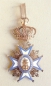 The Order of St. Sava Grand Cross, 1 model, 1 type, the Holy One in red coat