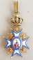 The Order of St. Sava Grand Cross, 1 model, 1 type, the Holy One in red coat