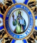 Der St.-Sava-Orden Bruststern zum Großoffizierkreuz, 3 Modell, Der Heilige im grünen Mantel