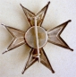 Order of the Sword. Breast star for Commander's Cross 1st Class Tup-IV from 1951