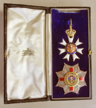 Orden vom Heiligen Michael und Georg. Kommandeur (KCMG)  GOLD