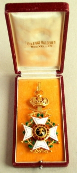 Der Orden Leopold, Komturkreuz military, Gold (Model 1835)