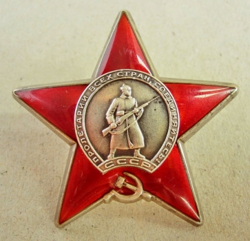Orden des Roten Sterns (Typ-6,Var.-3,Art.-1 Nr.3086131) Silber