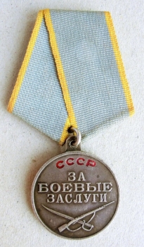 Die Medaille Für Verdienste im Kampf (Typ.-2,Var.-3, Art.-1 Nr.3113767)