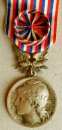 Ehrenmedaille fr Post Service, Type-1 in Silber