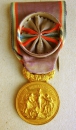 French Medal of the National Academy Dedication, Gild, ribbon is original.