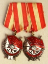 Order of the Red Banner-2A (Typ-4, Var-2, Art.-1, Nr.7.957),1A (Typ-4, Var-1, Nr.132.854)