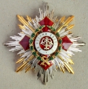 The Order of Military Merit  Grand Cross breast star with WD