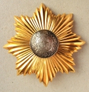 Der Orden der Unabhngigkeit - 1 Class-, Brust-Stern. 1. Type GOLD