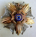 The Order of the Knig Leopold II. Grand Officer breast star,1. Model 1900-1908)