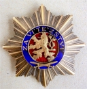The Order of the White Lion. 2 Model 1 Class Military Order "For Victory" Breast Star to the Grand Cross