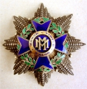 Orden für Militär Verdienst kuba Bruststern zum Großkreuz 1912