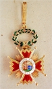 Der Orden de Isabel la Catlica Kommandeurkreuz  mit FR Monogram  Gold