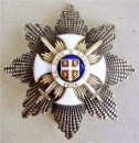 Order of the Star of Karageorge II Class brest star Grand Officer with swords