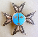 Order of the Sword. Breast star for Commander's Cross 1st Class Tup-IV from 1951